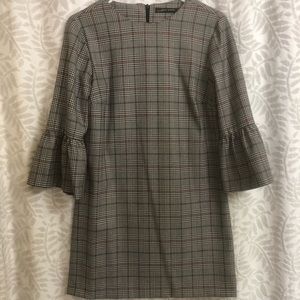 Zara Plaid Shift Dress